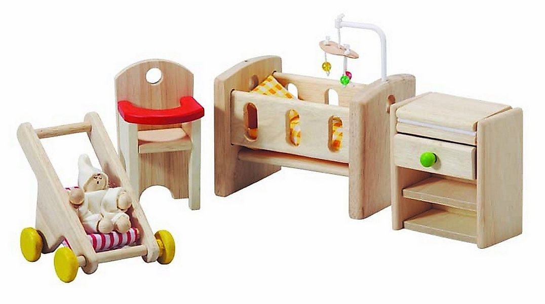 Plantoys Puppenhausmöbel Schlafzimmer Baby günstig online kaufen