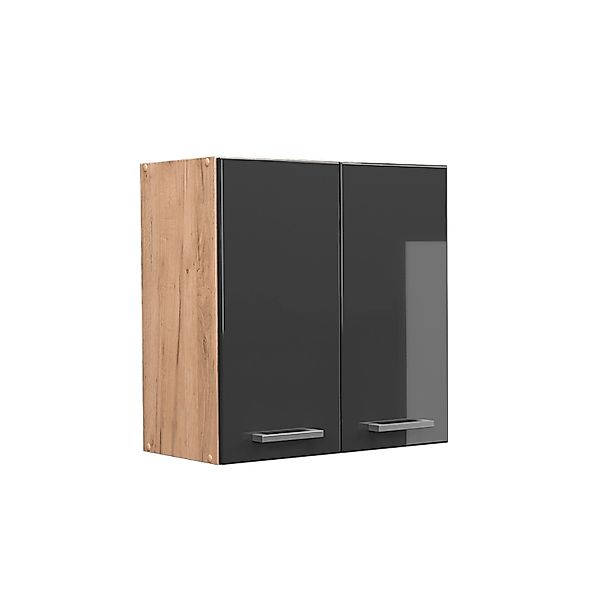 Vicco Hängeschrank R-Line Hängender Küchenschrank Anthrazit Hochglanz/Goldk günstig online kaufen