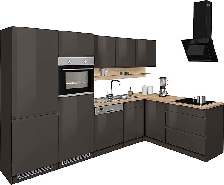 KOCHSTATION Winkelküche "KS-Virginia", Stellbreite 290/180 cm, ohne E-Gerät günstig online kaufen