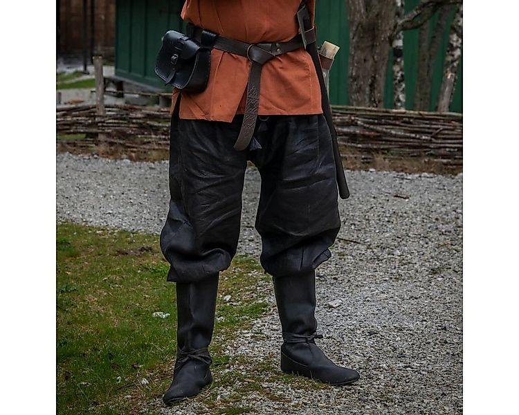 Leonardo Carbone Wikinger-Kostüm Wikinger Rushose Leinen "Wodan" Schwarz XX günstig online kaufen