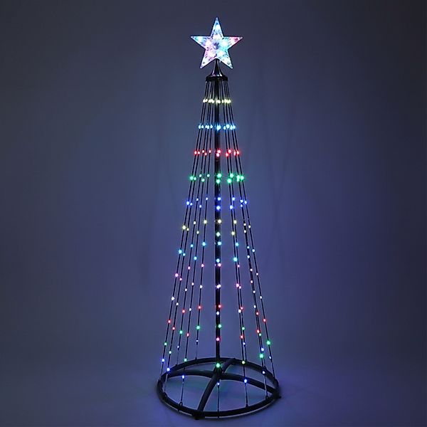 Spetebo LED-Dekofigur Lichterbaum mit Stern Spitze günstig online kaufen