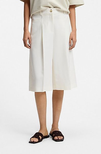 BOSS ORANGE Bermudas Talarina Premium Damenmode aus softem Baumwoll-Leinen- günstig online kaufen