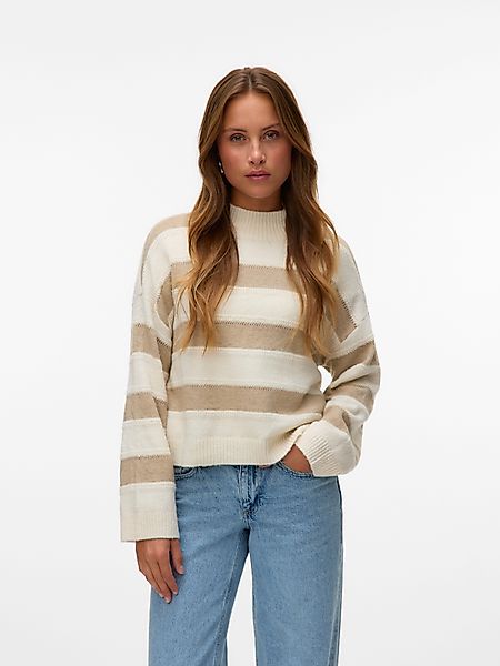 Vero Moda Strickpullover VMINEZ LS HIGHNECK günstig online kaufen