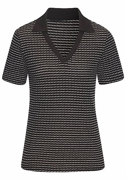 Vivance Poloshirt "aus strukturierter Strickqualität" schöne Strick-Qualitä günstig online kaufen