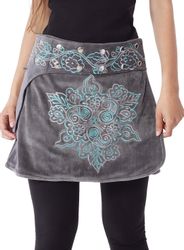 PUREWONDER Wickelrock Winterrock sk226 aus Samt günstig online kaufen