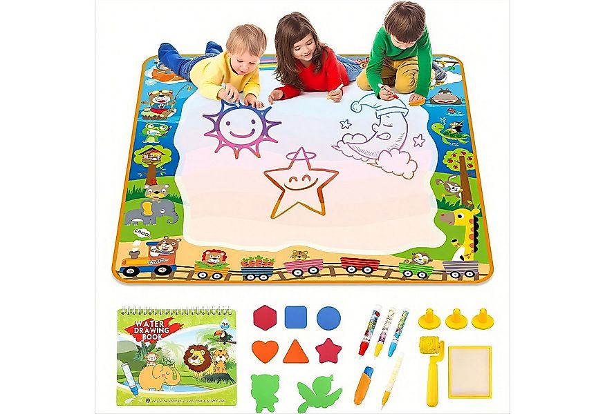 POPOLIC Kreativset Lernspielzeug 100×100cm Wasser Doodle Matte - Spiele, (4 günstig online kaufen