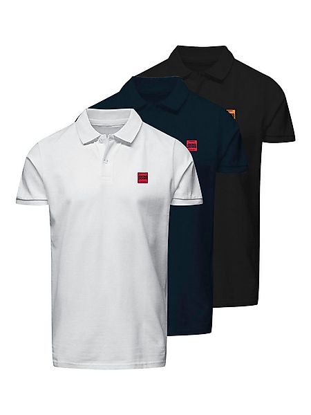 Jack & Jones Poloshirt JJBRANDY POLO SS 3PK MP (Packung, 3-tlg) günstig online kaufen