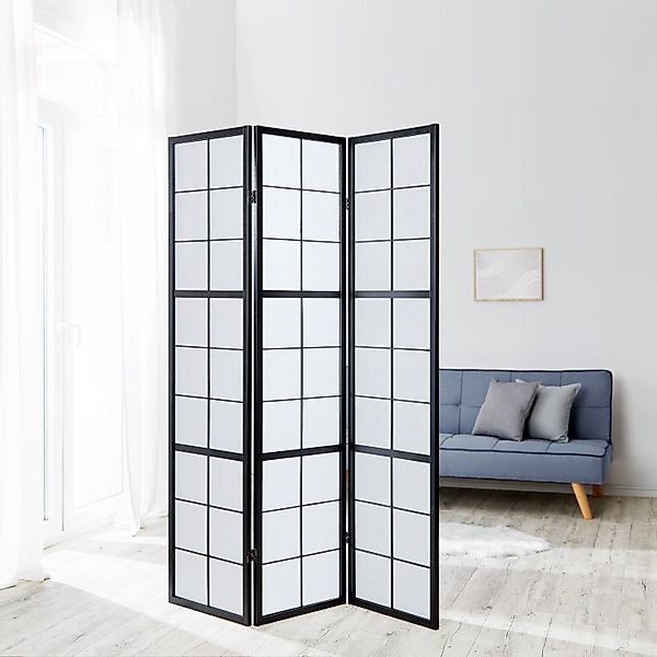 Homestyle4u Paravent Holz Raumteiler Trennwand Shoji günstig online kaufen