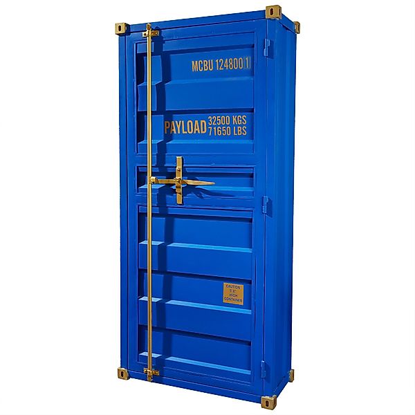 riess-ambiente Hochschrank GLOBETROTTER 180cm blau - günstig online kaufen