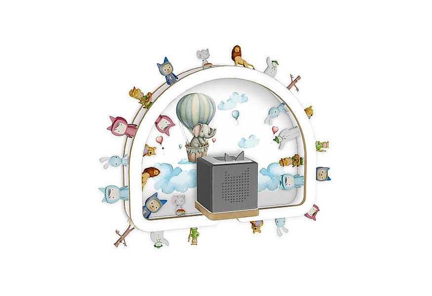 Holzura Kinderregal Tonie Regal Regenbogen mit magnetischem Rahmen für Toni günstig online kaufen