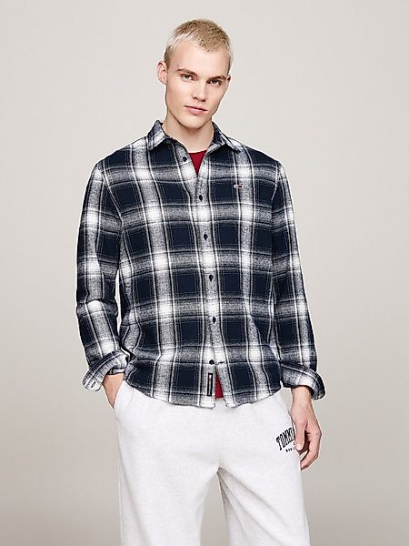 Tommy Jeans Langarmhemd TJM REG CHECK FLANNEL SHIRT EXT günstig online kaufen