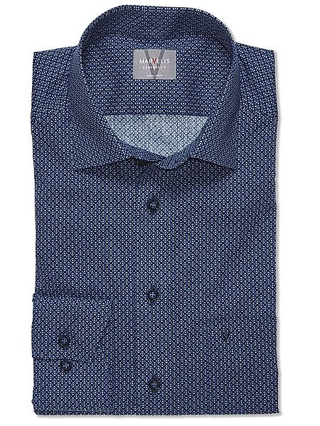 MARVELIS Langarmhemd mit Minimal-Print günstig online kaufen