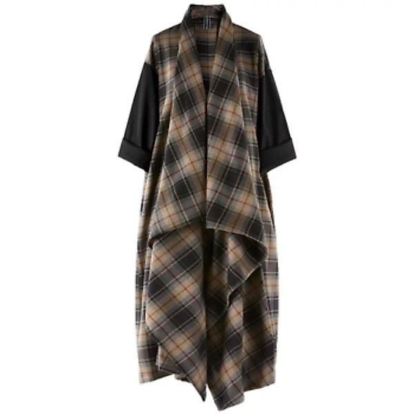 Wendy Trendy  Damenmantel Coat 110441 - Tartan günstig online kaufen