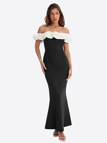 Imily Bela Maxikleid Damen Off-Shoulder Mermaid mit Rüschen Elegant Abendkl günstig online kaufen