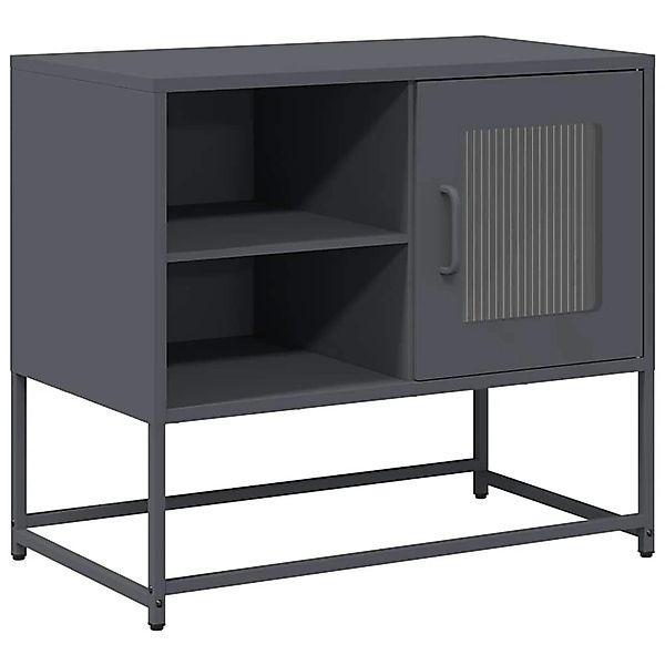 vidaXL TV-Schrank Anthrazit 68x39x60,5 cm Stahl 853388 günstig online kaufen