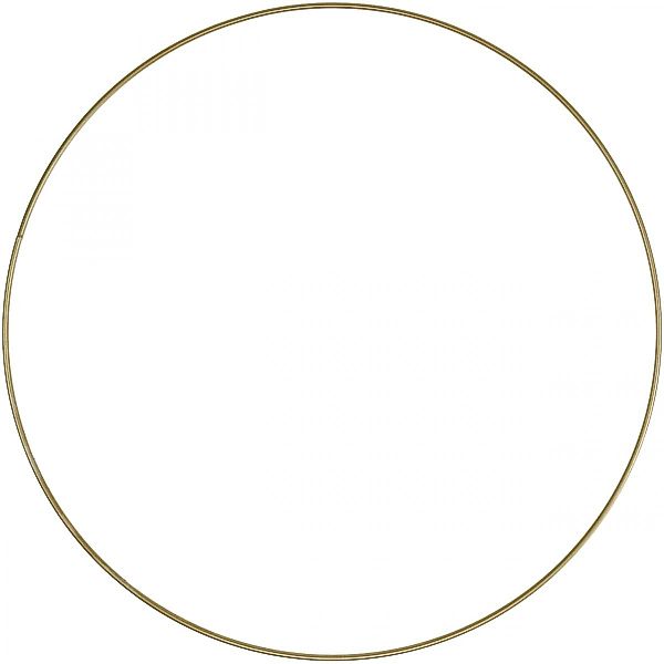 Viana Gartenfigur Metallring Dekoring Scandi Gold günstig online kaufen