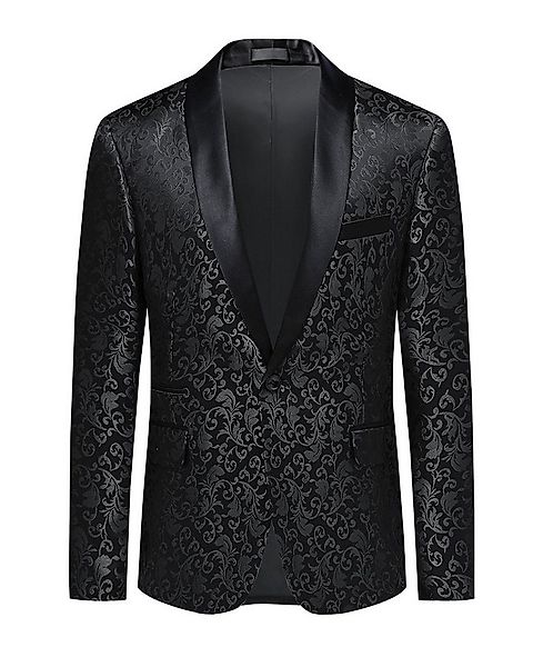Allthemen Smokingsakko Herren Sakko Bunt Jacquard Glitzer Smokingjacke für günstig online kaufen
