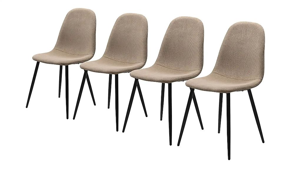 Stühle 4er-Set  Maurice ¦ braun ¦ Maße (cm): B: 43 H: 83 T: 50.0 Stühle > K günstig online kaufen