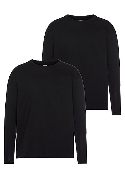 Fruit of the Loom Langarmshirt (Packung, günstig online kaufen