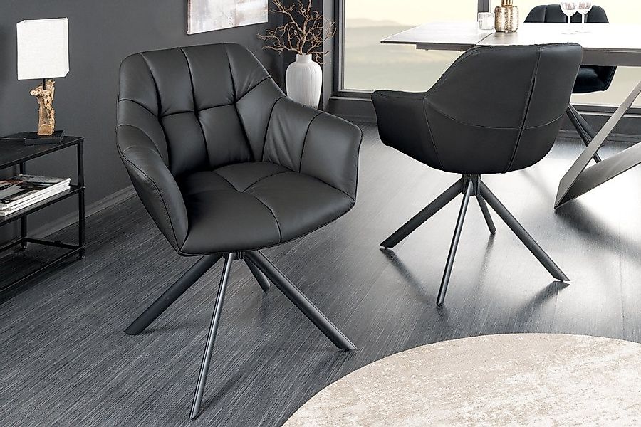 riess-ambiente Polsterstuhl PAPILLON 83cm schwarz (Einzelartikel, 1 St), Es günstig online kaufen