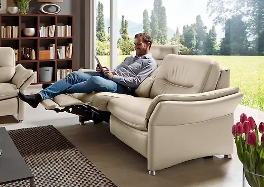 HUKLA 2,5-Sitzer »HU-SF15058 Ledersofa, Breite 194 cm« aus Leder, optional günstig online kaufen