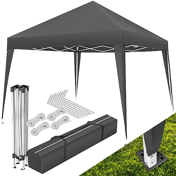 tectake Pavillon Linosa, mit 0 Seitenteilen, günstig online kaufen