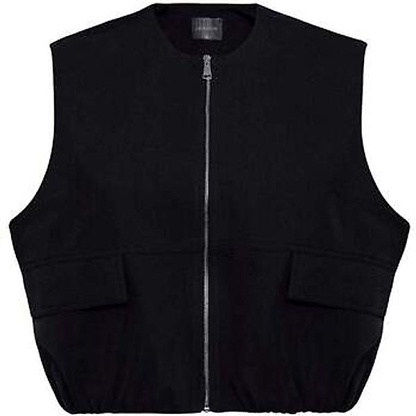 Antioch  Strickjacken Marsela Sleeveless Zipper Cotton Nylon Vest günstig online kaufen