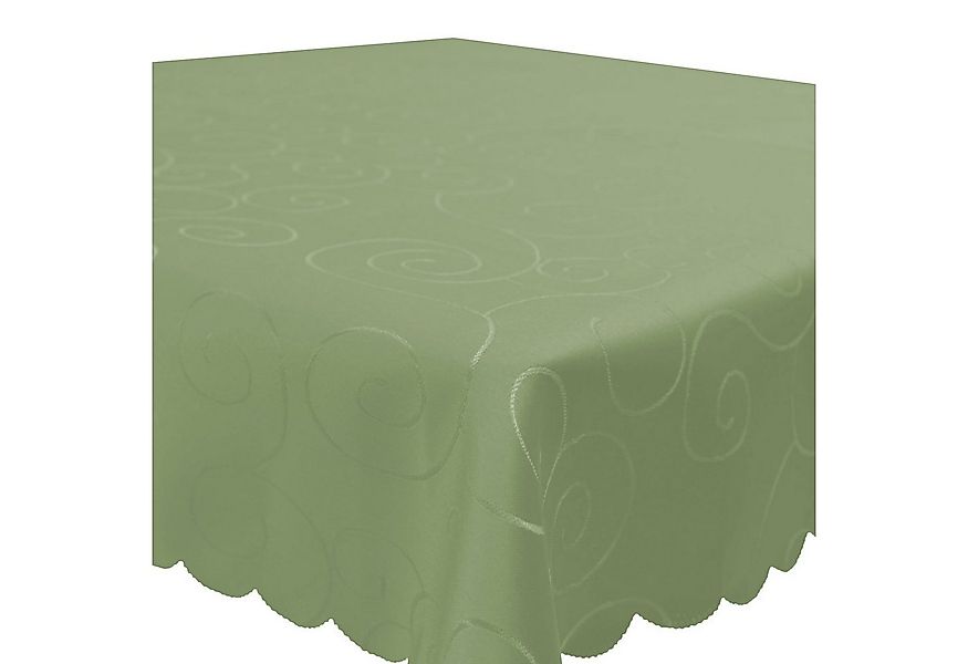 Haus und Deko Tischdecke Tischdecke Damast Ornamente eckig Circle Struktur günstig online kaufen