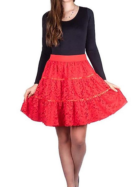 Goldschmidt Kostüme Kostüm Spitzen Tutu rot Spitzenrock günstig online kaufen