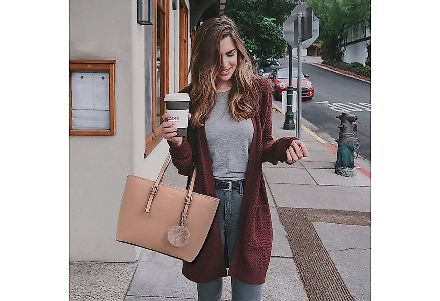 TAN.TOMI Shopper Damen Shopper Klassisch Elegante Handtasche Henkeltasche S günstig online kaufen
