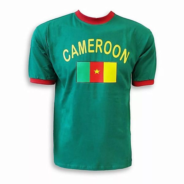 Sonia Originelli T-Shirt Fan-Shirt "Cameroon" Unisex Fußball WM EM Herren T günstig online kaufen