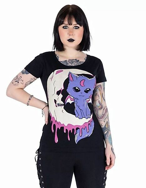 Cupcake Cult T-Shirt Lunar Kitty Okkult Katze günstig online kaufen