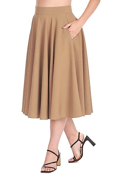 Banned A-Linien-Rock Sway Swing Tan Retro günstig online kaufen