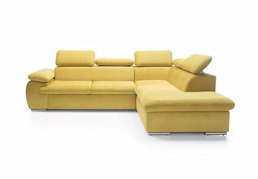 JVmoebel Ecksofa Design Ecksofa L-Form Sofa Couch Polster Schlafsofa Textil günstig online kaufen