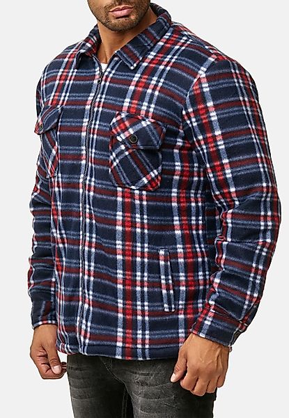 Egomaxx Blouson Fleece Holzfäller Kariert Gefüttert günstig online kaufen