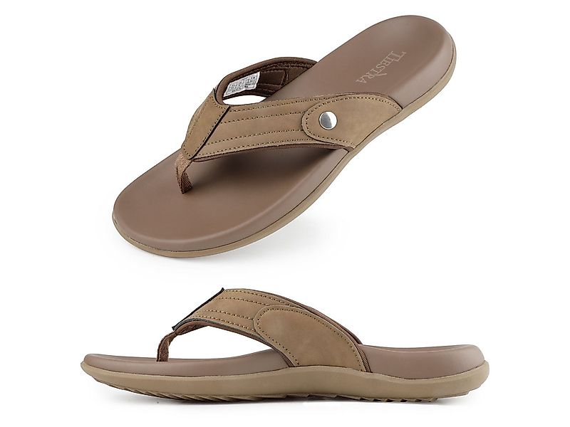 TIESTRA Flip Flops Herren Zehentrenner Rutschfestet Comfy Pool Sommer Stran günstig online kaufen