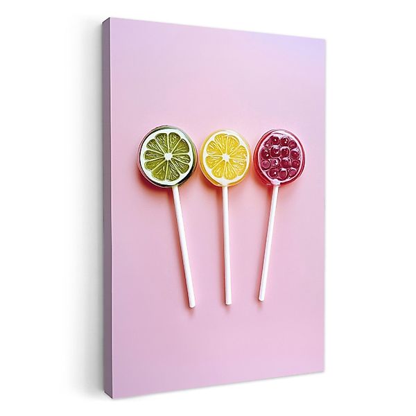OneMillionCanvasses® Leinwandbild Lollipop - Bonbon - günstig online kaufen