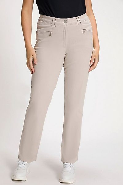 Ulla Popken Funktionshose Sommerhose Mony angenehm leicht Zipptaschen Stret günstig online kaufen