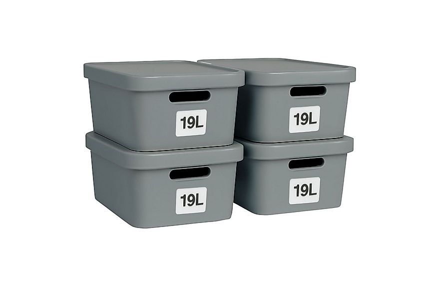 Plastard Aufbewahrungsbox mit Deckel von 7,5 - 31 Liter in verschied, Farbe günstig online kaufen