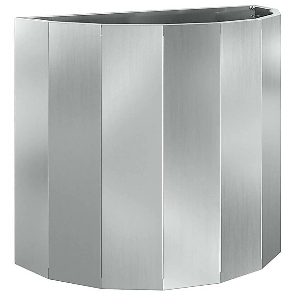 vidaXL Pflanzkübel Silber 60 x 30 x 50 cm Verzinkter Stahl 883722 günstig online kaufen