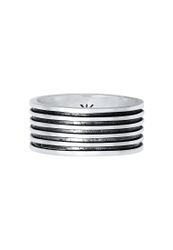 Kuzzoi Silberring Herren Bandring Massiv Rillen günstig online kaufen