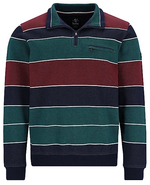 Hajo Sweatshirt Herren Sweatshirt mit Troyerkragen günstig online kaufen