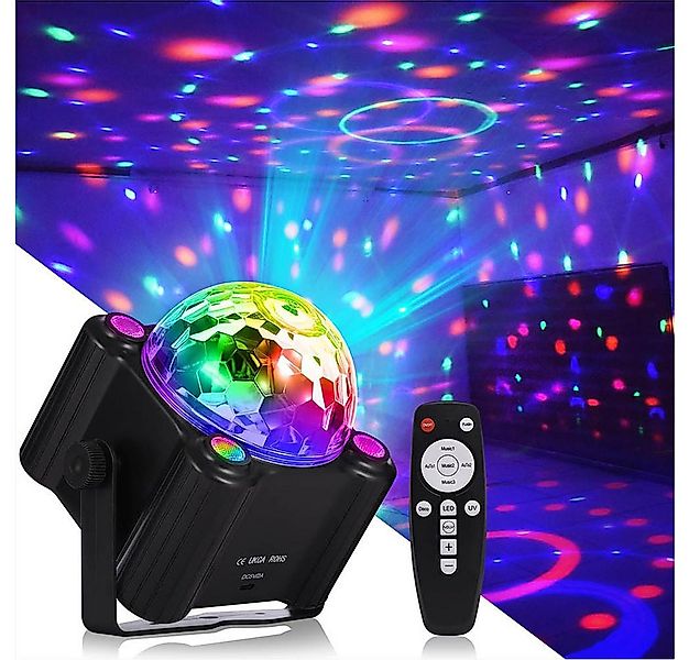 MUPOO LED Discolicht Party Lichter Disco Ball Licht,6 Farben RGB Discolicht günstig online kaufen