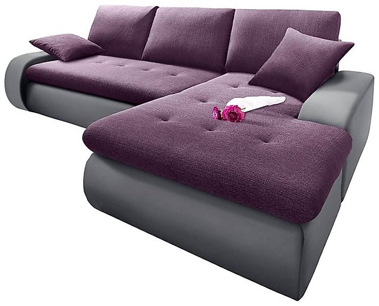 TRENDMANUFAKTUR Ecksofa Indie, modern und bequem, Materialmix, OTTOs Choice günstig online kaufen