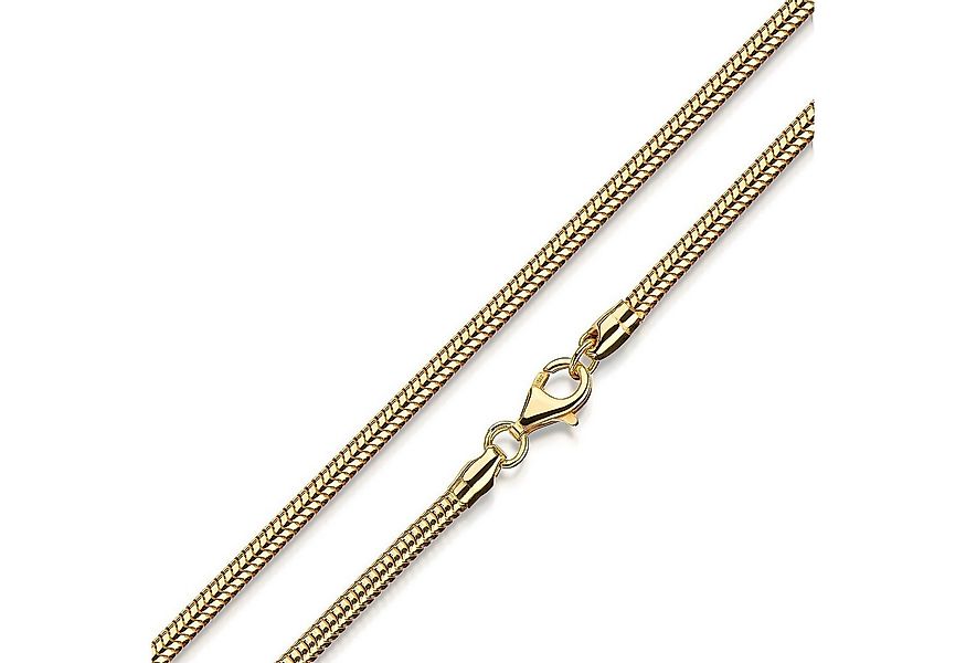 Materia Goldkette Damen Schlangenkette Gold 3mm K54, Sterlingsilber, vergol günstig online kaufen