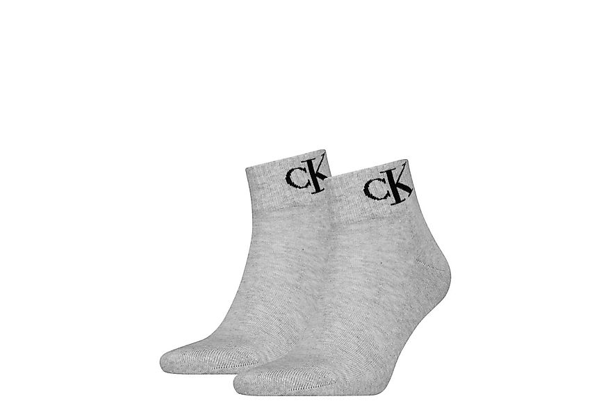 Calvin Klein Jeans Kurzsocken CKJ MEN QUARTER 2P MONOGRAM (2-Paar, 2 Paar) günstig online kaufen