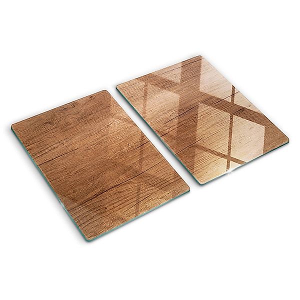 Tulup Herdabdeckplatte SET aus 2 Stück 40x52 cm Glas-Servierbrett Küchenute günstig online kaufen