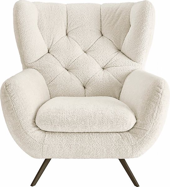 3C Candy Sessel "Beatrice Ohrensessel mit Knopfheftung im Rücken" bequemer günstig online kaufen