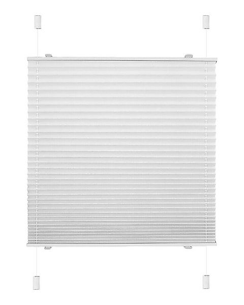 OUBO Plissee Faltrollo Ohne Bohren, blickdicht, Klemmträger,Easyfix, Lichts günstig online kaufen