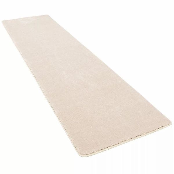 Snapstyle Hochflor Luxus Velours Läufer Teppich Touch Creme 100x300cm günstig online kaufen